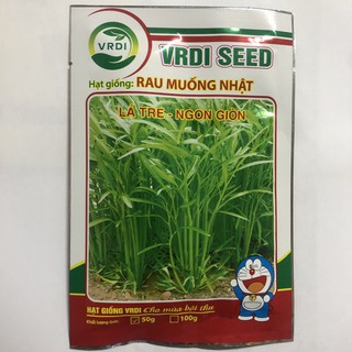 Hạt giống rau muống Nhật 50g longf1 - tỷ lệ nảy mầm cao Lá tre - ngon giòn xanh nước