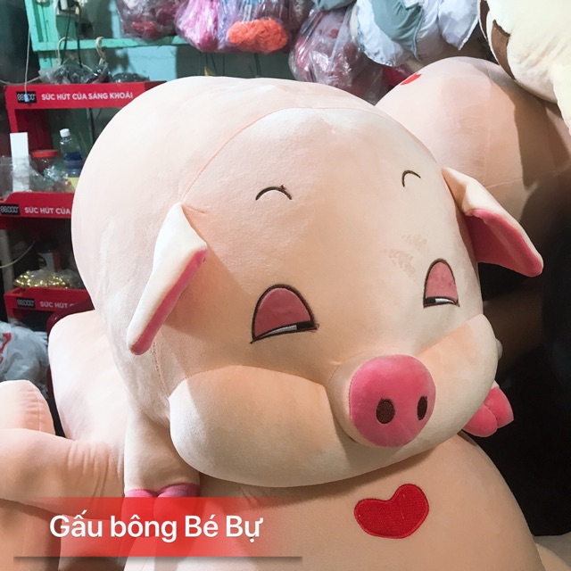 Gấu Bông Heo Lợn Mắt Híp, Heo Phê Cần gối ôm