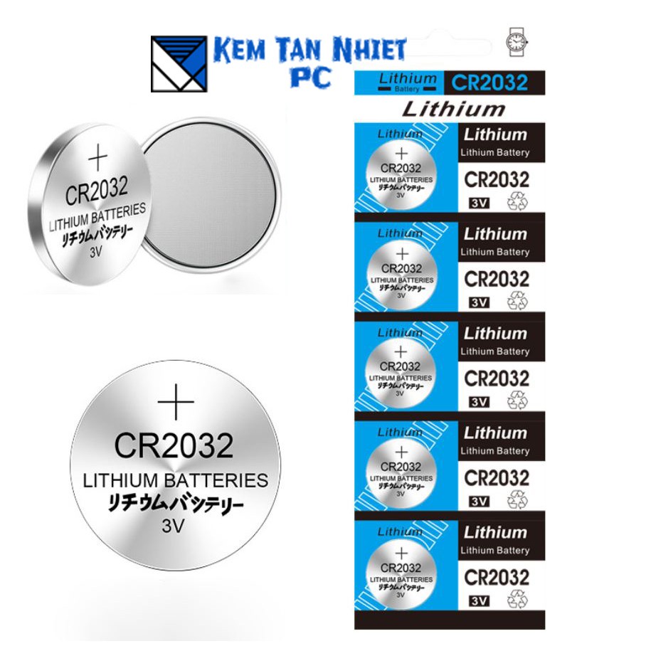 Vỉ 5 VIÊN PIN CMOS 3V Lithinum CR2032 | WebRaoVat - webraovat.net.vn