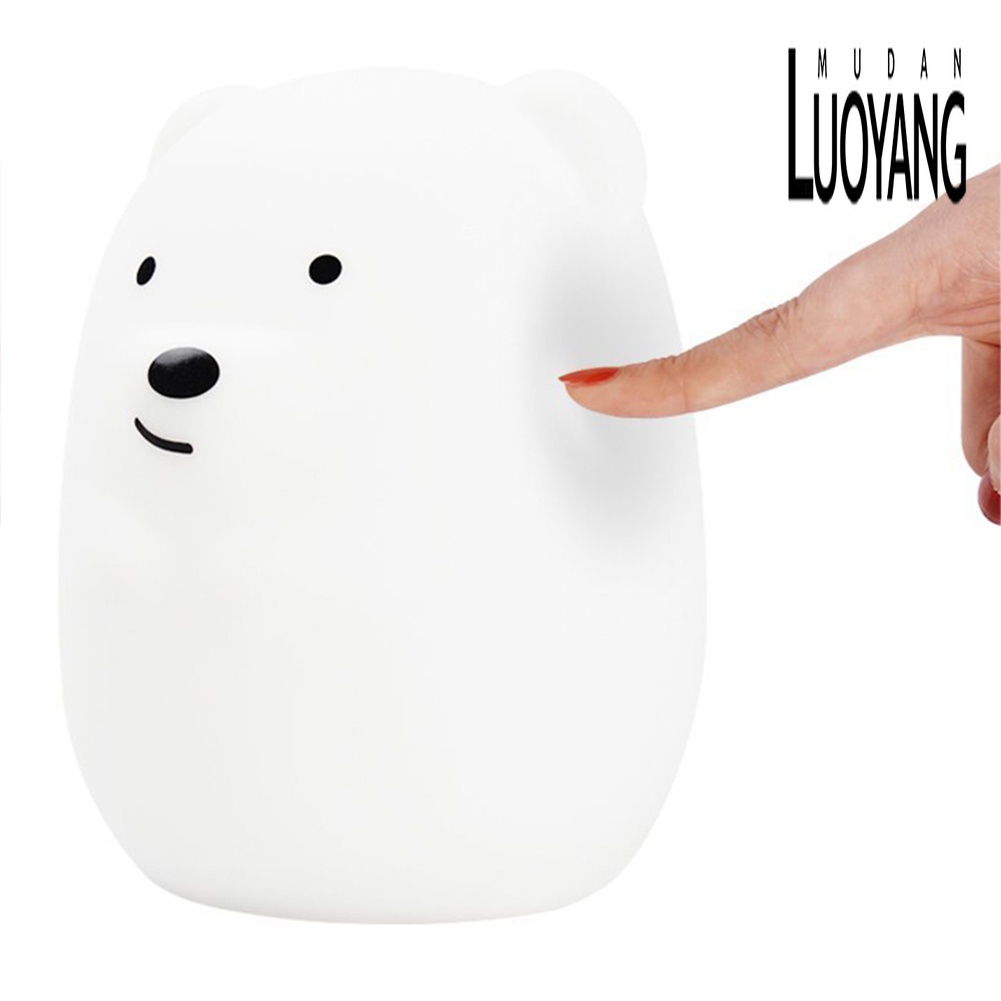 Đèn Ngủ LED Silicone Hình Cú Mèo Thay Đổi Màu Sắc Cho Bé