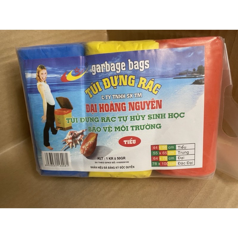 Combo 15 cuộn Bao Rác Tự Huỷ Sinh Học bảo vệ môi trường