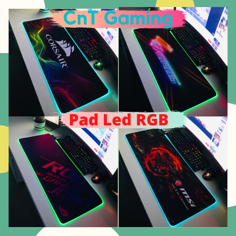 Pad Led RGB ( Bàn Di Chuột ) Thiết Kế Thời Thượng 2021 | WebRaoVat - webraovat.net.vn