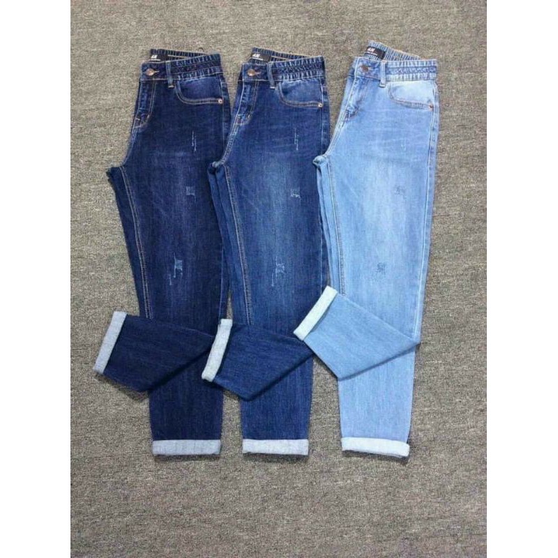 Jean nữ 9 phân ASOS xước nhẹ . Hàng VNXK