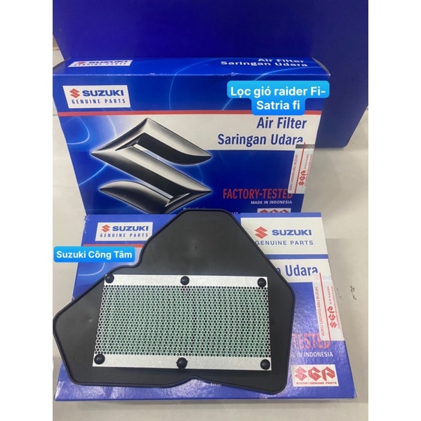 Lọc Gió Raider Fi - Satria Fi-Chính Hãng Suzuki