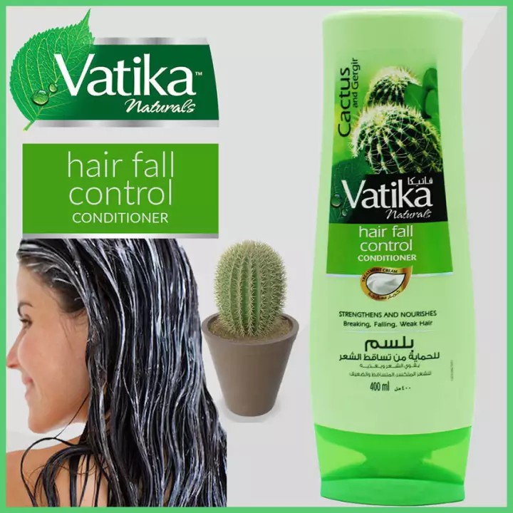 Dầu xả Vatika Naturals Hair Fall Control Conditioner ngăn ngừa tóc gãy rụng, kích thích mọc tóc