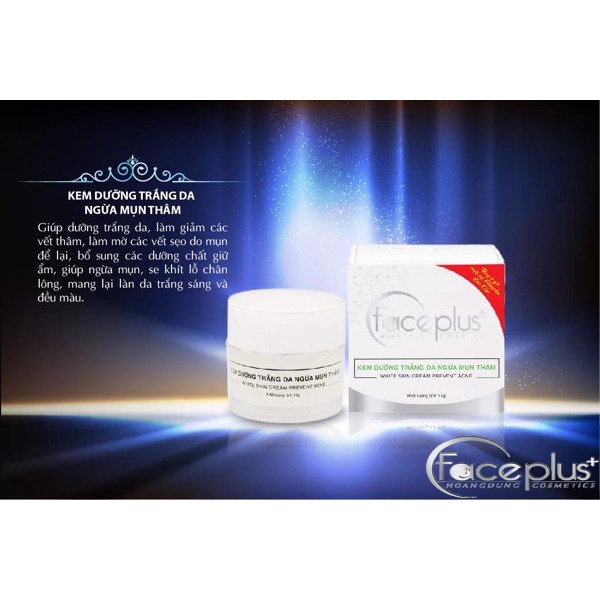 Kem dưỡng trắng da, Ngừa mụn thâm 15g FacePlus+