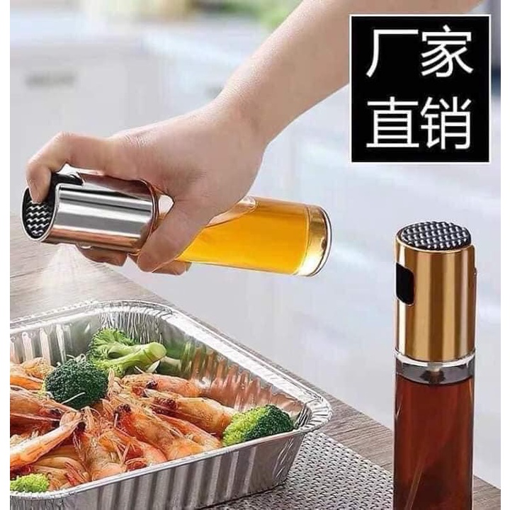 Bình xịt dầu ăn dạng phun sương cao cấp siêu tiện ích dung tích 100ml