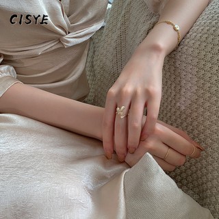 Nhẫn đeo ngón trỏ hình bướm có thể điều chỉnh thời trang cho nữ