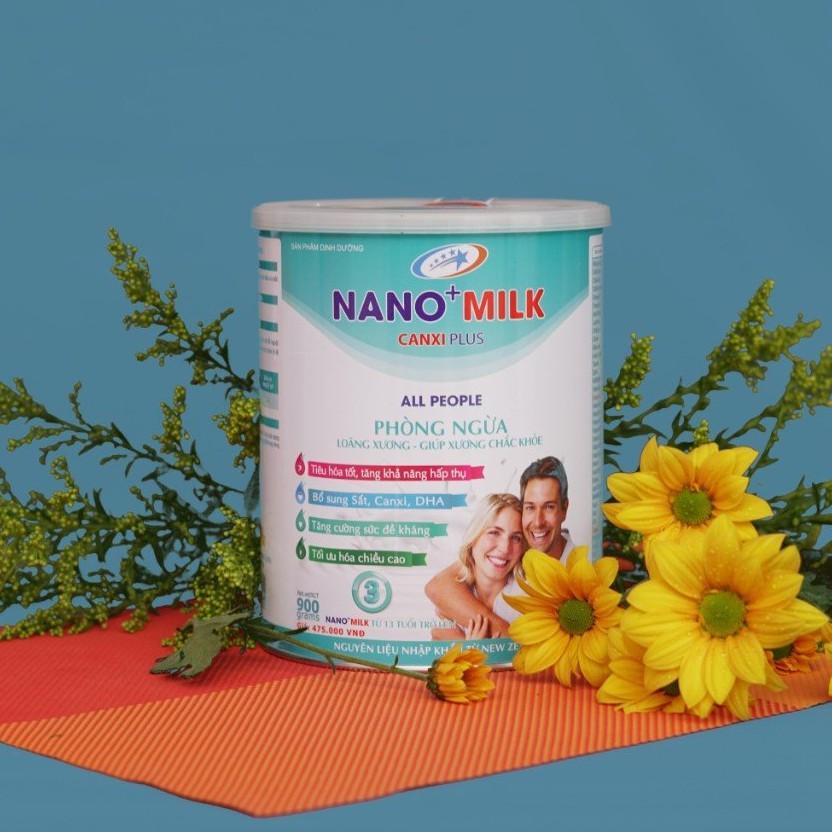 Sữa Nano Milk ALL PEOPLE hộp 900g ( dành cho người 13 tuổi lên )