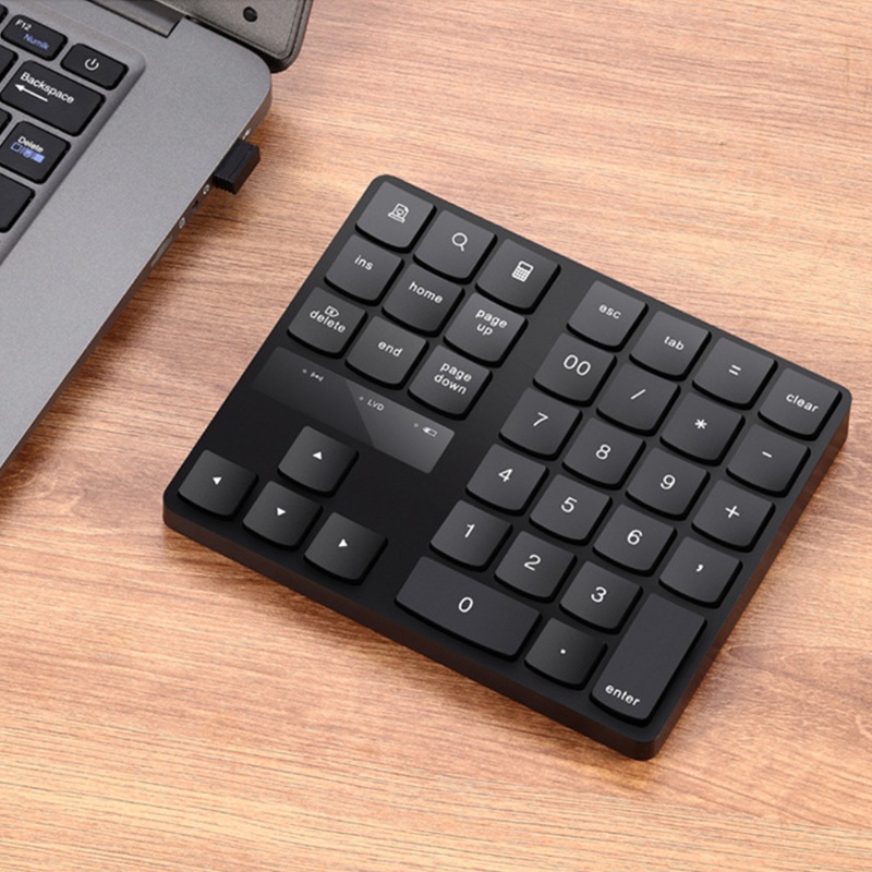 Bàn Phím Số Mini 35 Phím 2 4G Sạc USB Đa Năng