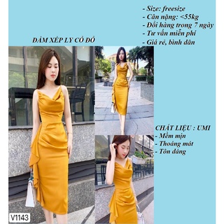 ĐẦM XẾP LY CỔ ĐỔ  QUÁ ĐẸP