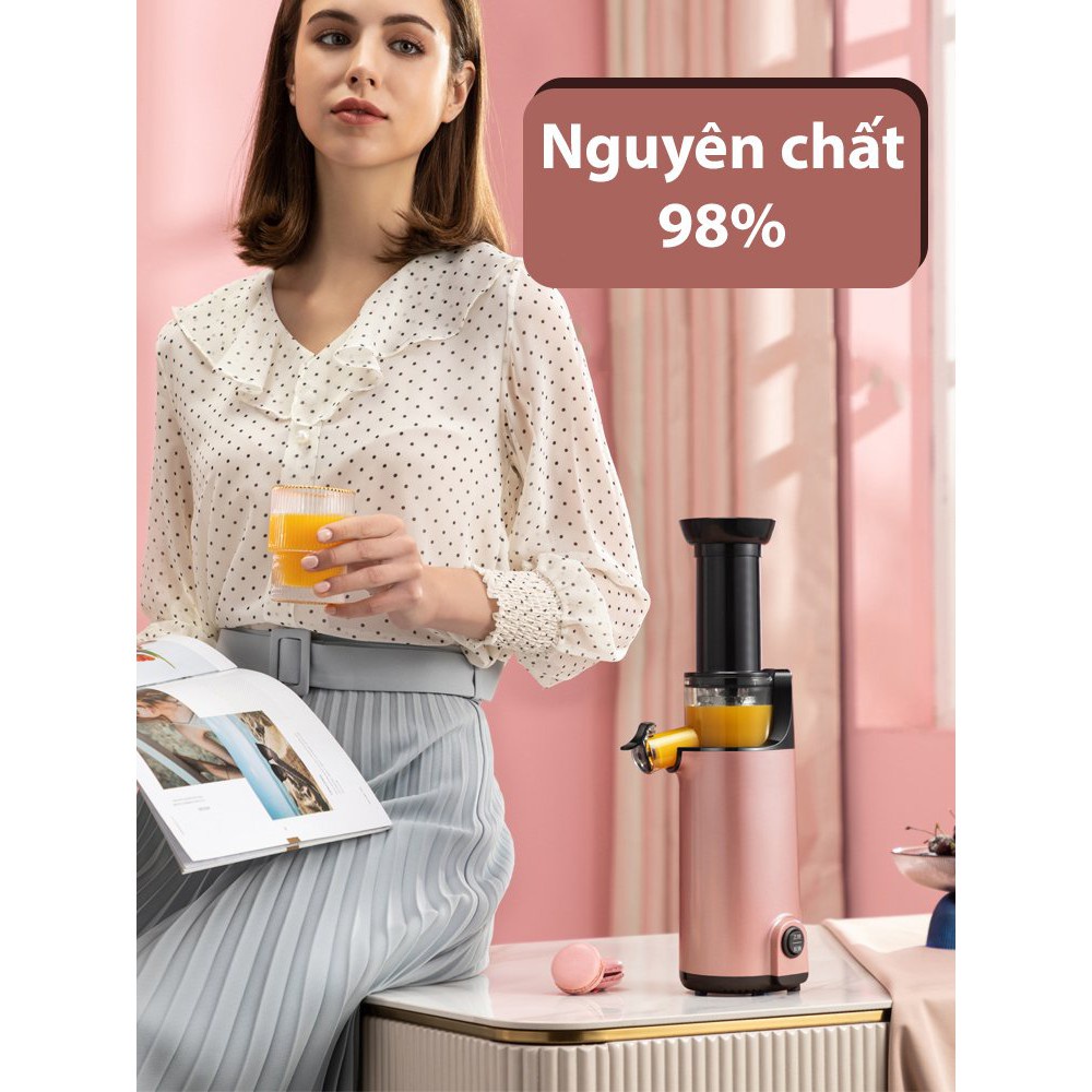 Máy ép chậm, máy ép hoa quả trái cây tốc độ chậm kiệt nước NỘI ĐỊA TRUNG - Bảo hành 12 tháng