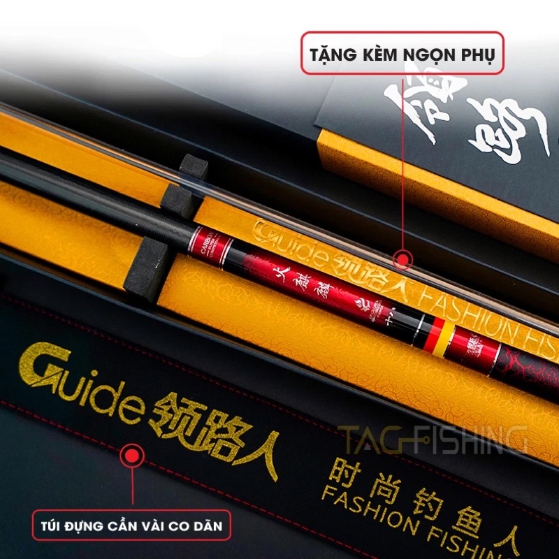 Cần Câu Đài GUIDE Kỳ Lân Lửa Săn Hàng