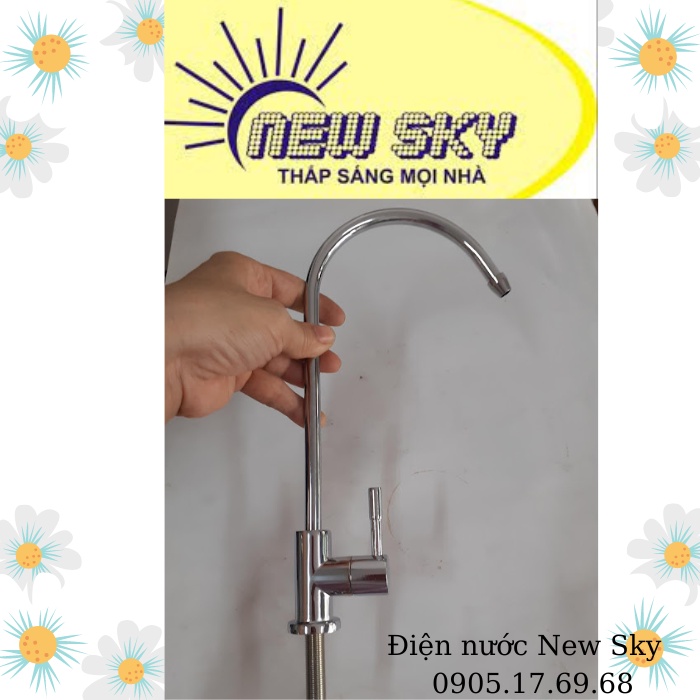 Vòi cổ ngỗng inox dùng cho cây máy nước nóng lạnh