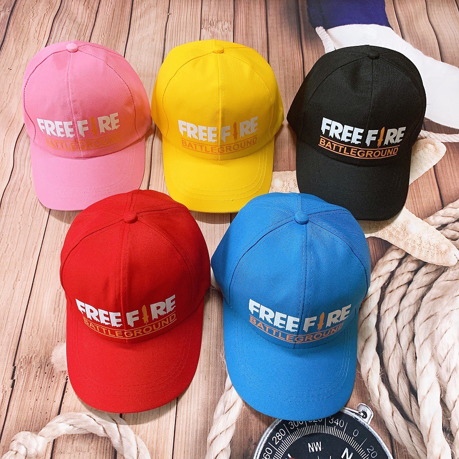 Nón Game Free Fire Kaki Nhiều Màu Cực Chất