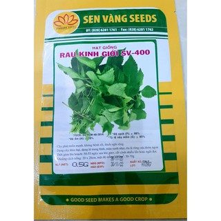 HẠT GIỐNG RAU KINH GIỚI SV 400 bịch 0.5gr