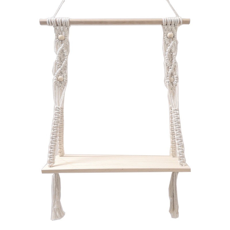Kệ treo tường Macrame trang trí nhà cửa