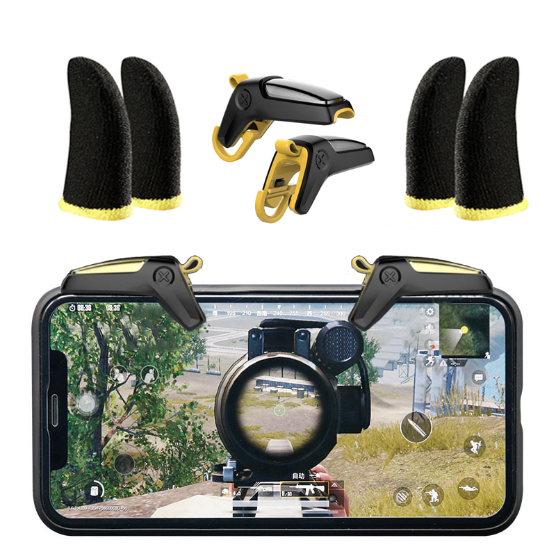 Bọc ngón tay và phím vật lý dùng để chơi game trên điện thoại