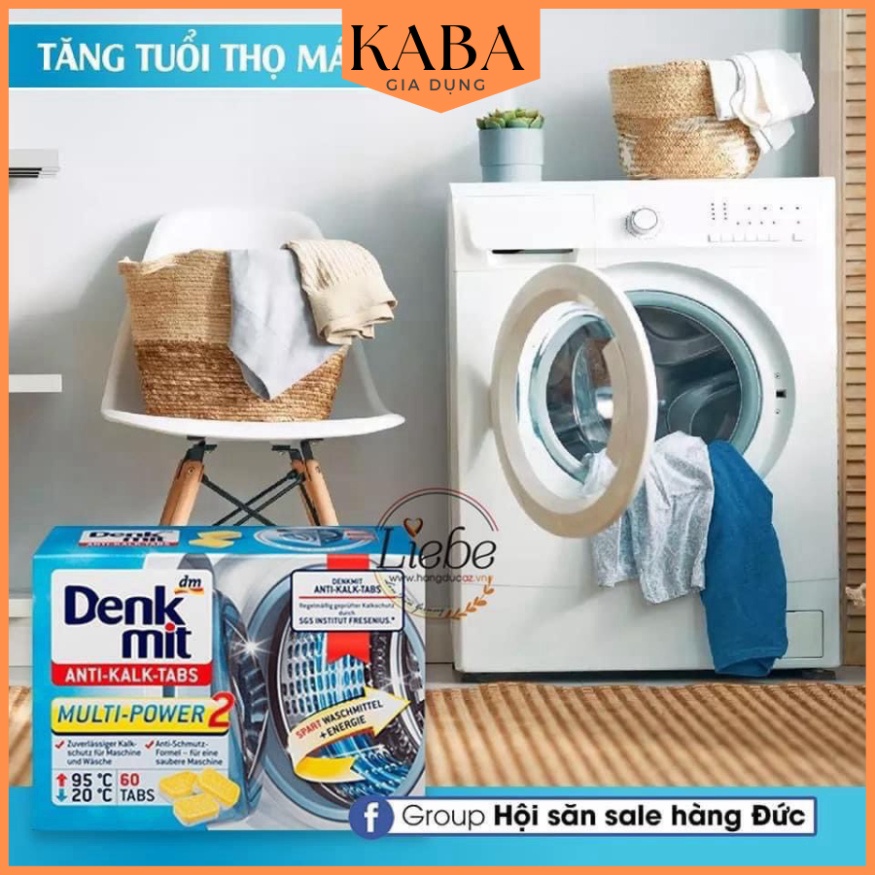 VIÊN TẨY LỒNG MÁY GIẶT DENKMIT ĐỨC HỘP LẺ VIÊN_HÀNG ĐỨC KABA