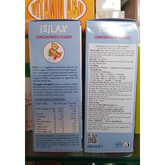 FITOBIMBI ISILAX hỗ trợ táo bón