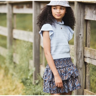 Chân váy bé gái janie and jack - paisley smocked waist tiered skirt