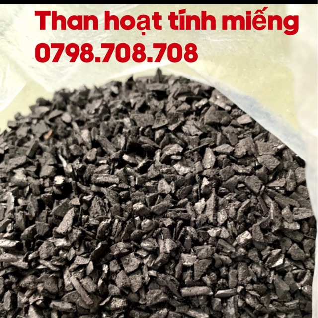 Than hoạt tính miếng 1kg dùng lọc hồ cá