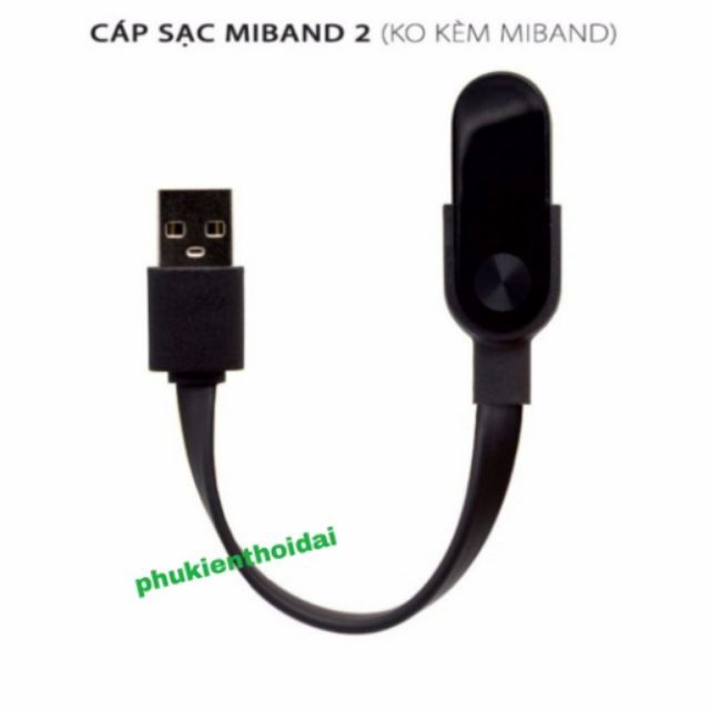 Dây sạc Xiaomi Miband 2 / Miband 3 / Miband 4 loại tốt Hãng Mijobs 1