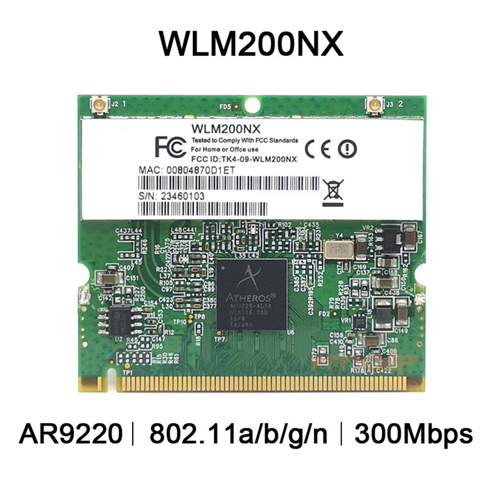 [SPM]Atheros AR9220 Wireless 802.11a/b/g/n 300Mbps Wifi Mini PCI laptop Wlan card