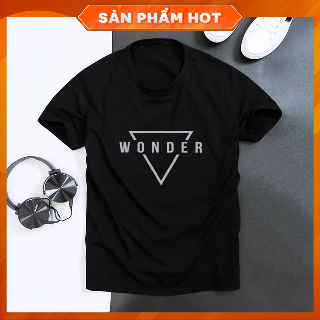 Áo thun nam WonDer 💖FREESHIP💖 mã TT20 Áo tay lỡ nam thun lạnh form rộng thể thao cộc tay đẹp mùa hè tập gym mát