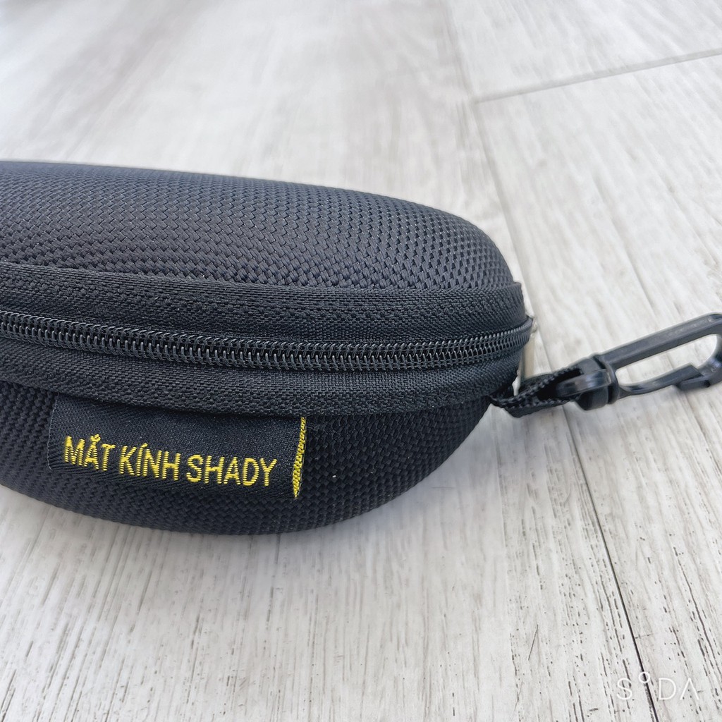 Hộp Đựng Gọng Kính, Kính Mát Bằng Vải SHADY (Màu Đen)