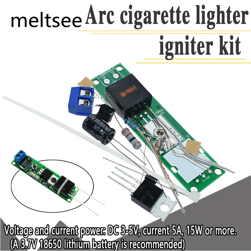 HV-1 High Voltage Igniter DIY Kit Arc Ignition Parts Kit Arc Generator Arc Cigarette Igniter Module