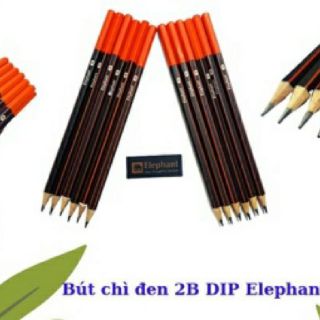 [Giá Sỉ] Bút chì 2B Thái Lan DIP Elephant