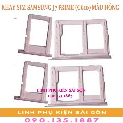 KHAY SIM SAMSUNG J7 PRIME (G610) MÀU HỒNG