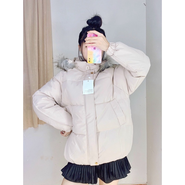 Áo Khoác Phao Nữ Nón Rộng Siêu Ấm [ 100% HÌNH THẬT SP ] - ĐĂNG QUANG FASHION