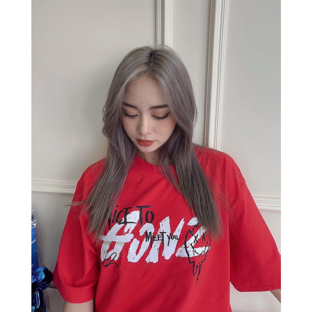 Áo Thun Form Rộng  Cotton TEE GONZ NTMY - Màu RED/BLUE | BigBuy360 - bigbuy360.vn