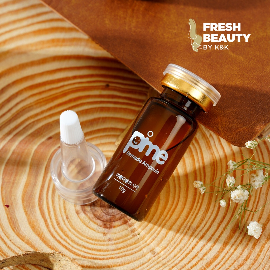 Tế bào gốc nọc ong phục hồi da treatment dạng siêu tinh chất mờ sẹo rỗ, thâm nám, se chân lông Pime Remade Ampoule 10ml