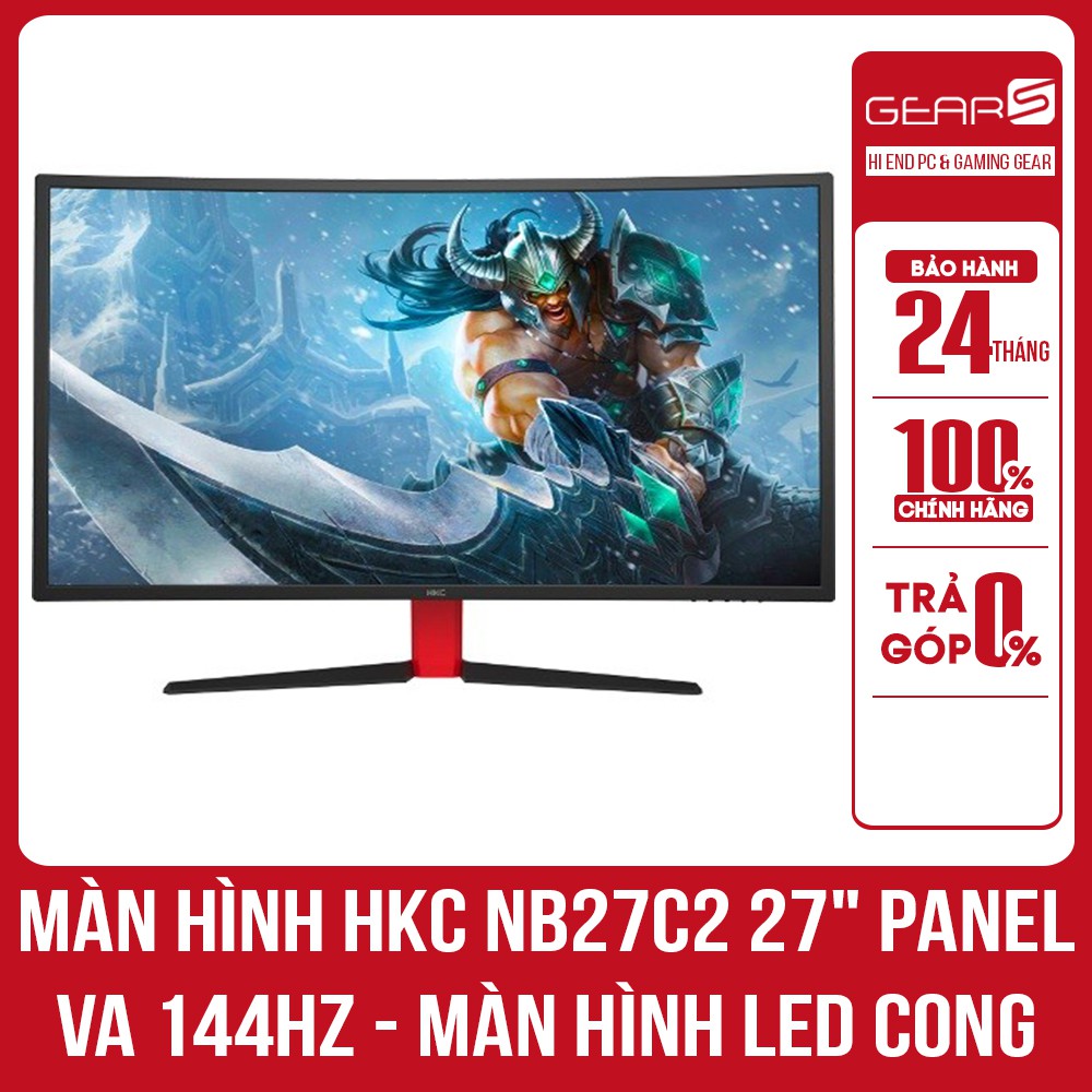 Màn hình HKC NB27C2 27.0Inch 144Hz Curved LED - Chính hãng bảo hành 24 Tháng