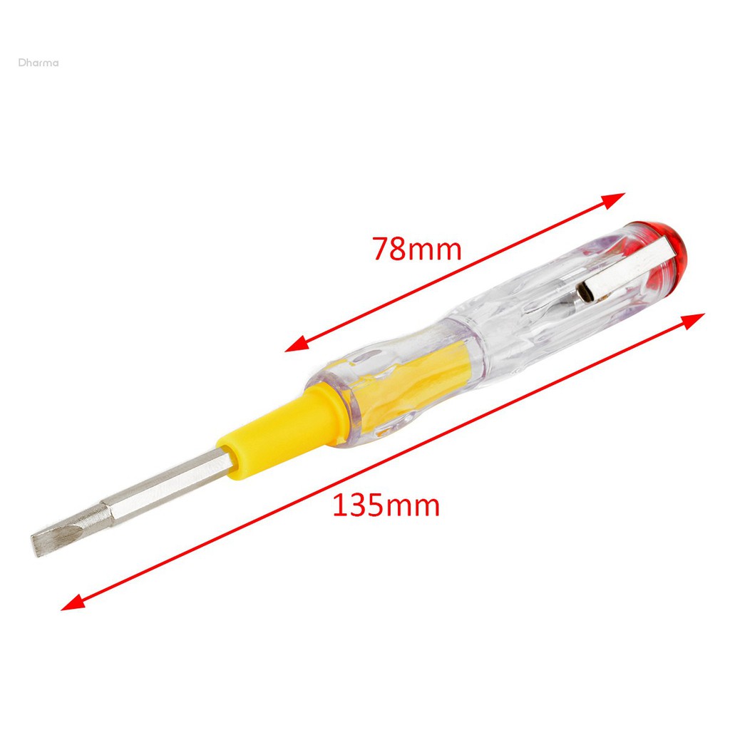 Bút thử điện có đèn LED báo hiệu tiện lợi 100-500v