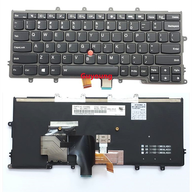 Bàn Phím Laptop Có Đèn Nền 90% Tiếng Anh Cho Lenovo Thinkpad X230S X240 X240S X250 X250S X240I X270 X260S Mới