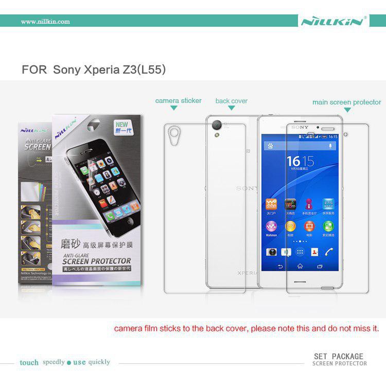 Nillkin Kính Cường Lực Bảo Vệ Màn Hình Cho Sony Xperia Z3 (l55) Mờ / Matte