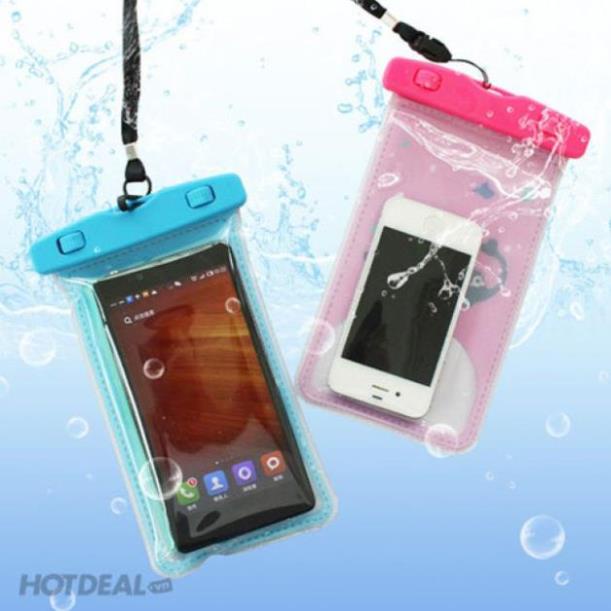 Túi Đựng Điện Thoại Chống Nước Cho Iphone / Android / Airpod - Trong 2 mặt - Size 7.2 inch Giá Gốc