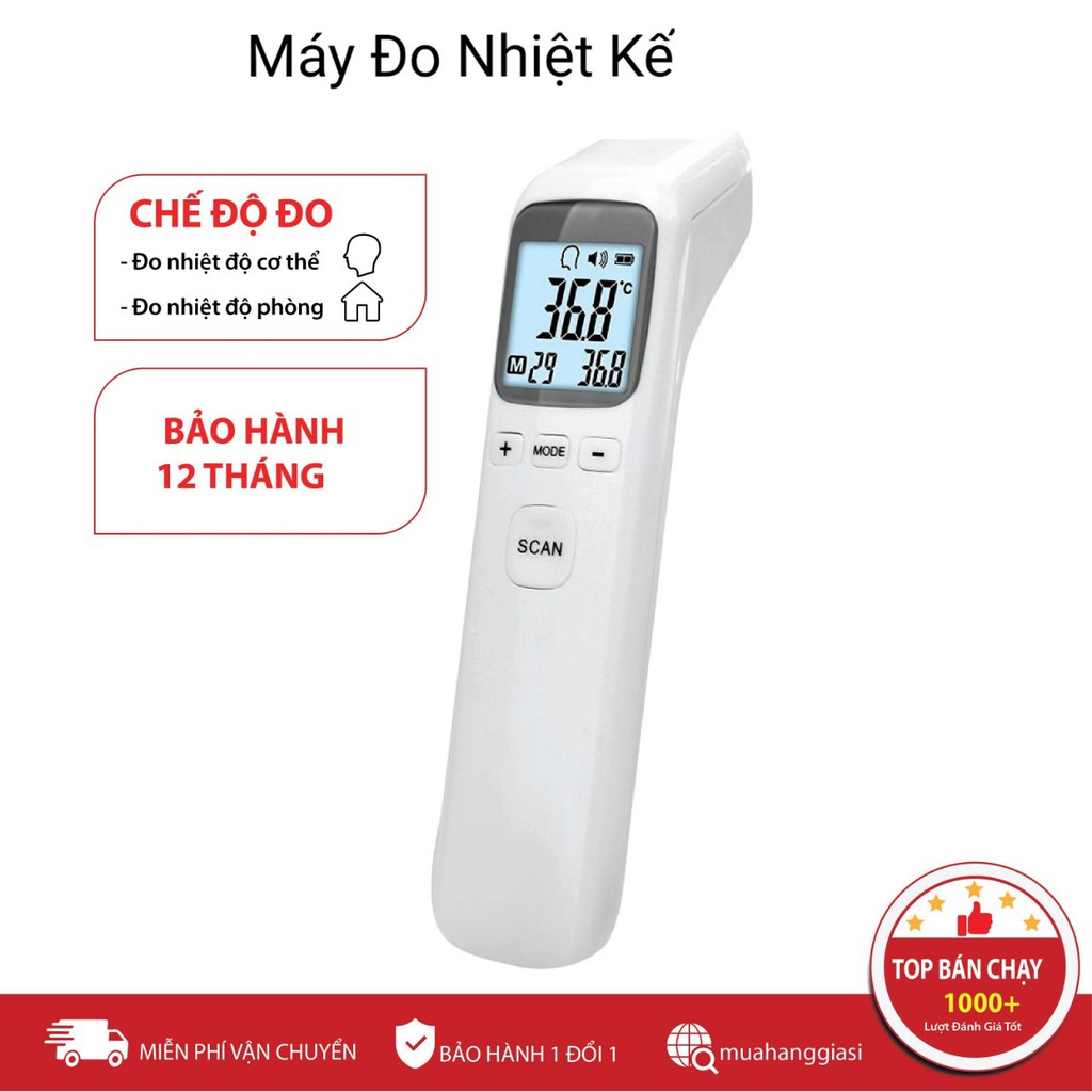 Máy Đo Nhiệt Kế Hồng Ngoại CK-T1803 Đo Nhiệt Độ Siêu Nhanh, Bảo Vệ Sức Khỏe Cho Cả Gia Đình