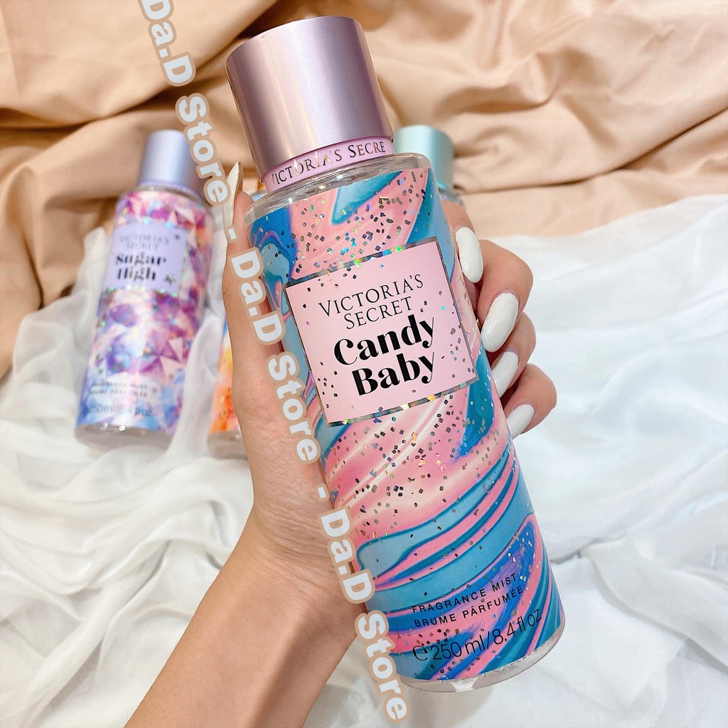 Body Mist 🍭𝐅𝐫𝐞𝐞𝐬𝐡𝐢𝐩 𝐗𝐭𝐫𝐚🍭 Xịt Toàn Thân VICTORIA'S SECRET 250ML - Xịt Thơm Body Mist Hương Hoa Quả | Thế Giới Skin Care