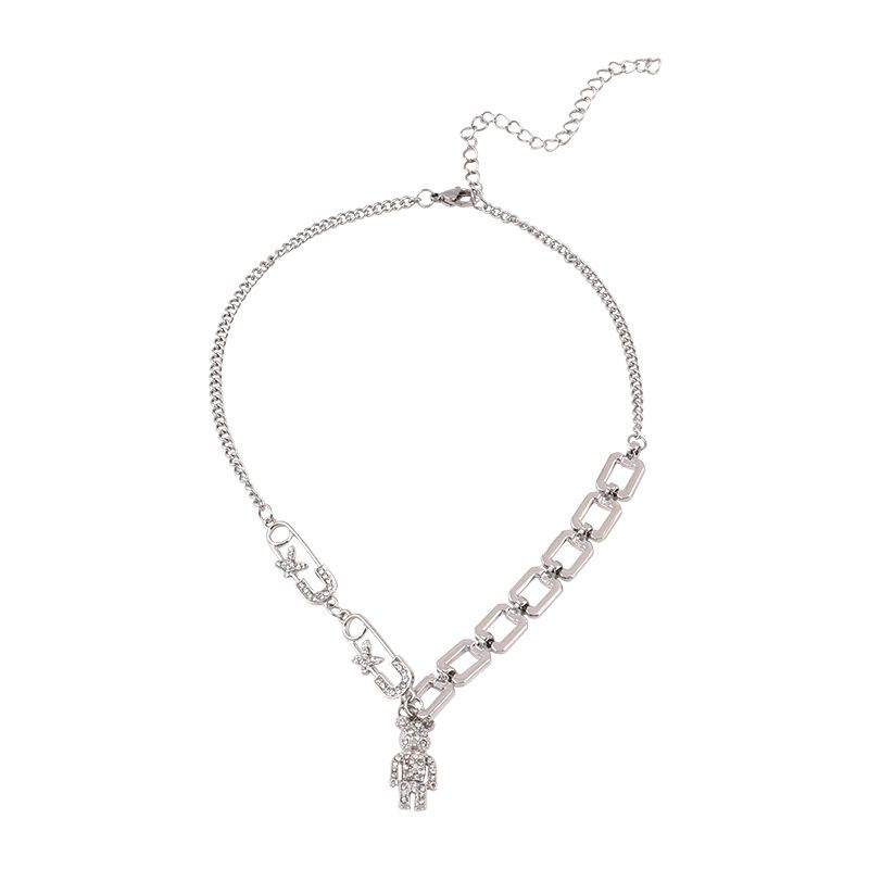 Dây Chuyền Mặt Hình Gấu Thiết Kế Mới Thời Trang Dành Cho Nữ