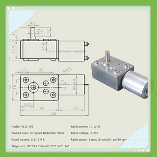 Động Cơ Motor Giảm Tốc Độ Cao Aig Dc 12v