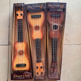 Đồ chơi đàn guitar mini giả gỗ cho bé tập đánh
