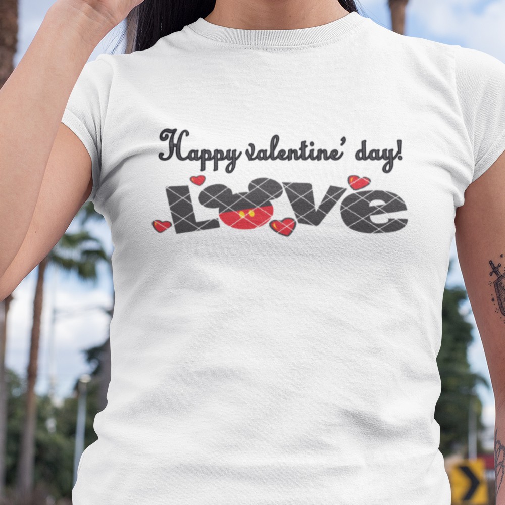 Áo Thun Tình Nhân In Hình Chuột Cho Các Cặp Tình Nhân Mặc Vào Lễ Valentine (Lễ Tình Nhân)