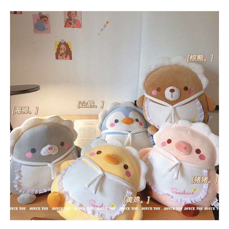 Gấu bông hình thú chất miniso siêu mềm hàng order