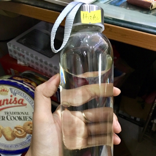 Combo 35 bình thuỷ tinh có dây xách 500ml