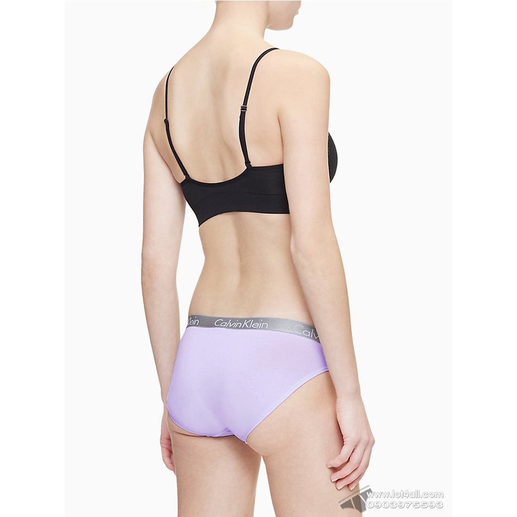 [CHÍNH HÃNG] Quần lót nữ Calvin Klein QD3540 Logo Cotton Stretch Bikini Adrenaline